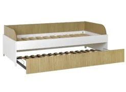 Lit Gigogne Banquette 90x190 MANLY + 2 Matelas -Nateo Concept lit gigogne banquette 90x190 manly 2 matelas 2