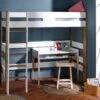 Lit Mezzanine 90x190 CODY – Blanc/Bois