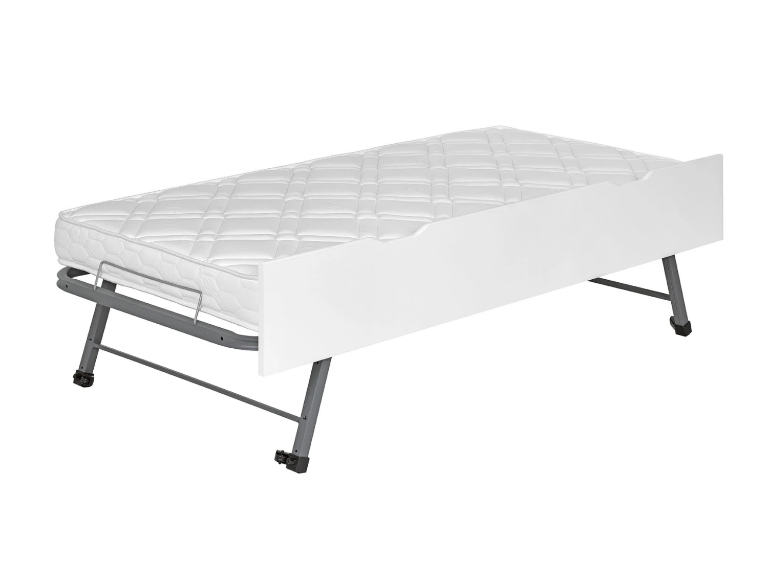 Lit Superposé 3 Places 90x190 LEVIS Blanc 4 Lit Superposé 3 Places 90x190 LEVIS Blanc – Image 4