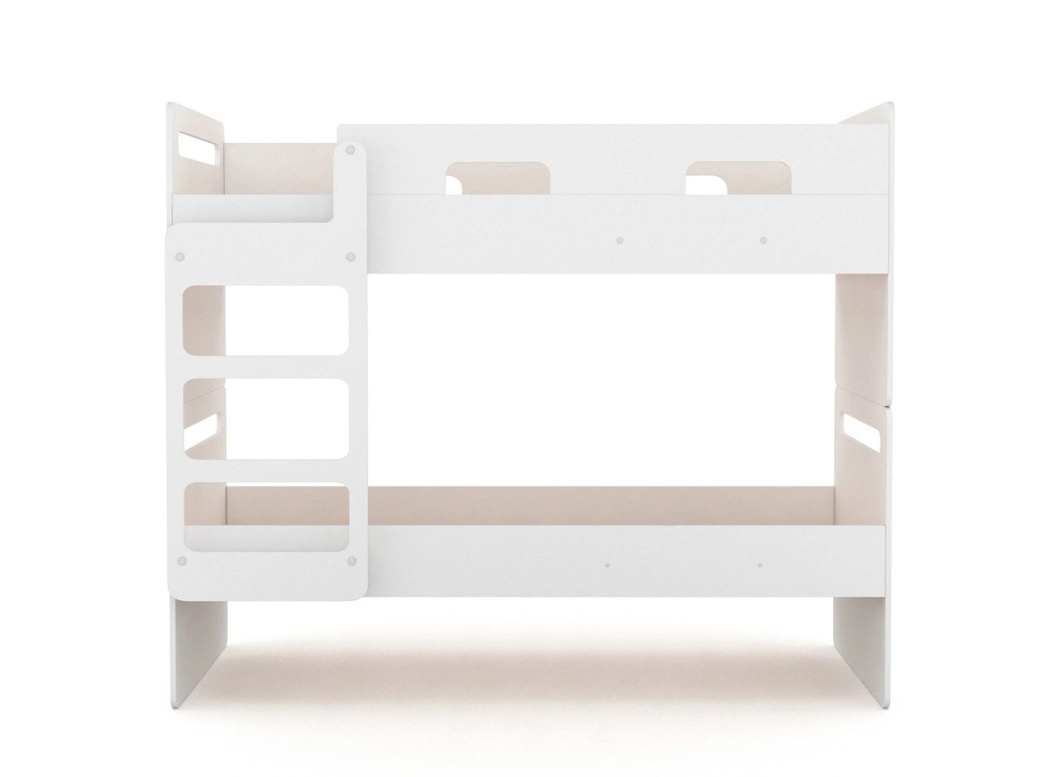 Lit Superposé Séparable 90x190 LEVIS – Blanc – Image 5