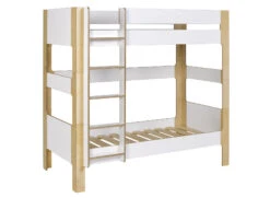 Lit Superposé 90x190 SYMI + 2 Matelas -Nateo Concept lit superpose 90x190 symi 2 matelas 2