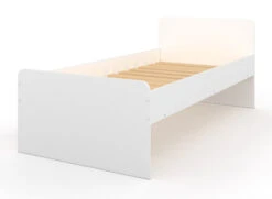 Lit Superposé Séparable 90x190 NOE - Blanc/Chêne -Nateo Concept lit superpose separable 90x190 noe blanc chene 4