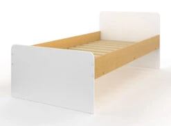 Lit Superposé Séparable 90x190 NOE - Blanc/Chêne -Nateo Concept lit superpose separable 90x190 noe blanc chene 5