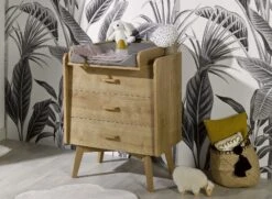 Plan à Langer Pour Commode WOOD – Chêne Vintage -Nateo Concept plan a langer wood 2