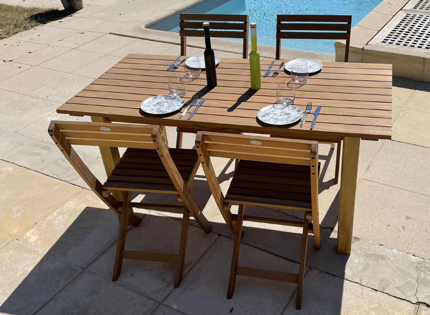 Table De Jardin En Bois Massif MOOREA