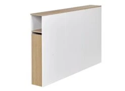 Tête De Lit 2 Places 140 PRADO Blanc/Chêne