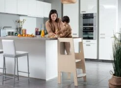 Tour D'observation Montessori NATEO - Blanc/Bouleau